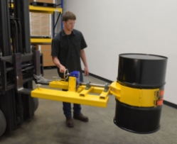 Steel Right Angle Drum Rotator Fits 55 Gallon Steel, Plastic, or Fiber Drums 1,200 Lb. Capacity  - DCR-RAR-12