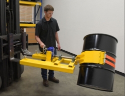Steel Right Angle Drum Rotator Fits 55 Gallon Steel, Plastic, or Fiber Drums 1,200 Lb. Capacity 