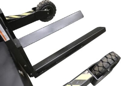 Steel Rough Terrain Roll Transport Forks 46 in. x 21 in. 