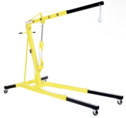 Steel Shop Crane Engine Hoist with Telescopic Legs 4000 Lb. Capacity