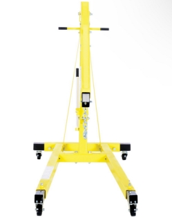 Steel Shop Crane Engine Hoist with Telescopic Legs 4000 Lb. Capacity