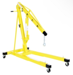 Steel Shop Crane Engine Hoist with Telescopic Legs 4000 Lb. Capacity