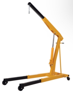 Steel Shop Crane Engine Hoist with Telescopic Legs 6000 Lb. Capacity