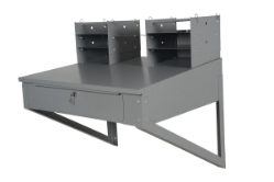 Steel Shop Desk Wall Mounted 30 In. x 36-3/4 In. x 19-1/2 In.
