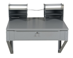 Steel Shop Desk Wall Mounted 30 In. x 36-3/4 In. x 19-1/2 In.
