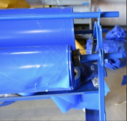 Steel Shrink Wrap Roll Cart 80 In. x 40-15/16 In. x 46-13/16 In. 450 Capacity 