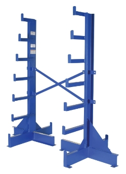 Steel Single Sided Bar Stock Tree Starter Unit 7 Levels 500 Lb. Capacity Per Arm