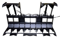  Steel Skid Steer Grab Bucket 84 In. Overall Width