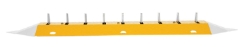 Steel Spiked Traffic Speed Bump 39" Wide 20 Ton Axle Load Capacity