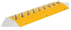 Steel Spiked Traffic Speed Bump 39" Wide 20 Ton Axle Load Capacity