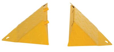 Steel Spiked Traffic Speed Bump End Caps