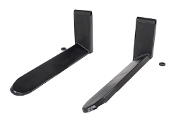 Steel stacker drum roll reel forks 1200 lb capacity tilted concave design powder coated