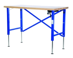 Steel/Wood Manual Adjustable Ergonomic Work Bench 60 In. x 30 In. 750 Lb. Capacity