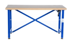 Steel/Wood Manual Adjustable Ergonomic Work Bench 60 In. x 30 In. 750 Lb. Capacity