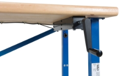Steel/Wood Manual Adjustable Ergonomic Work Bench 72 In. x 36 In. 750 Lb. Capacity
