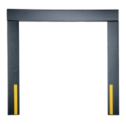 Vinyl Dock Seal 10 In. 8 Ft. x 8 Ft. Black