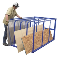 Welded Steel Standard Sheet Rack 50 In. x 84 In. x 44 In. 1,500 Lb. Capacity