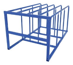 Welded Steel Standard Sheet Rack 50 In. x 84 In. x 44 In. 1,500 Lb. Capacity
