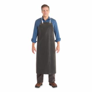 Black Neoprene Chemical-Resistant Apron (35"W x 45"L)