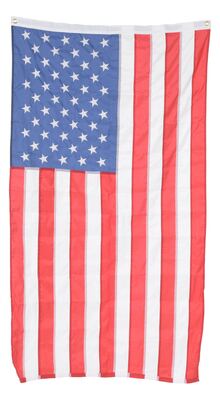 Nylon American flag 60 x 36 inch projection size for residential and commercial flagpoles