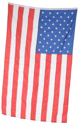 Nylon American flag 96 x 60 inch projection size for commercial and large residential flagpoles