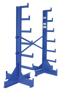 Steel Single Sided Bar Stock Tree Starter Unit 7 Levels 500 Lb. Capacity Per Arm