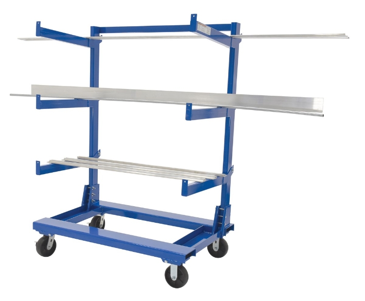 Steel Portable Cantilever Cart 30 In. x 48 In. 2000 Lb. Capacity