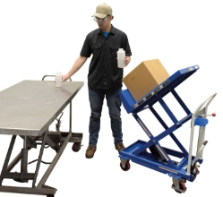 Steel Lift and Tilt Carts with Sequence Select 19-1/2 In. x 30 In. 400 Lb. Capacity - Creative Coating Solutions