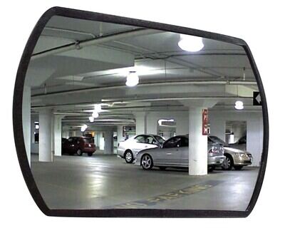 Acrylic Rectangular Convex Indoor Mirror 18X12 In. Width - Creative Coating Solutions