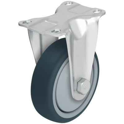 TPR Rigid Caster 5" x 1" - 400 lb Capacity - Creative Coating Solutions