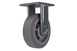 Duratek thermoplastic rubber rigid caster 6 inch diameter 2 inch width 600 lb capacity