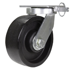 RollX glass filled nylon swivel caster 4-position lock 8 inch x 3 inch 3500 lb capacity