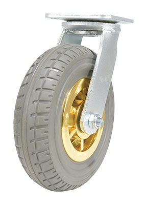 Flat-Free Swivel Caster 8" x 2" - 661 lb - Creative Coating Solutions