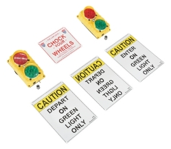 Polypropylene Traffic System Stop Go Set 12V LED 3-3/4 In. x 6-1/2 In. x 11-1/2 In.