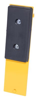 Molded rubber steel class IV fork truck carriage bumper 2 inch depth bolt on heavy duty