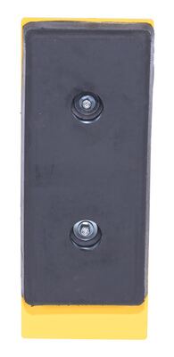 Molded rubber steel class II fork truck carriage bumper 2 inch depth slide on