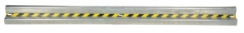 Galvanized Steel Straight Guard Rail 144 In. Length