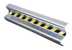 Galvanized Steel Straight Guard Rail 48 In. Length