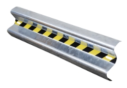 Galvanized Steel Straight Guard Rail 48 In. Length