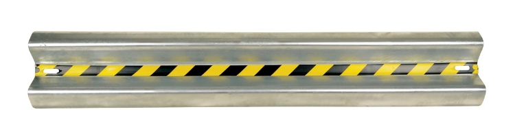 Galvanized Steel Straight Guard Rail 60 In. Length