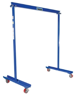 Steel Portable Work Area Gantry Crane 80-3/4 In. x 47-3/4 In. x 94 In. 300 Lb. Capacity