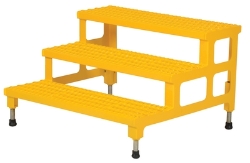 Steel Adjustable Step Mate Stand 3 Step 33-7/8 In. x 36-3/16 In. x 22-1/4 In. 500 Lb. Capacity