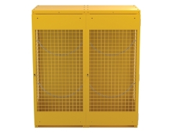 Steel Knockdown Vertical Cylinder Cabinet 32 In. x 60 In. x 68-1/4 In. 10-20 Cylinder Capacity