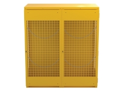 Steel Vertical Cylinder Cabinet 32 In. x 60 In. x 68-1/4 In. 10-20 Cylinder Capacity