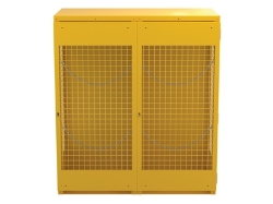Steel Vertical Cylinder Cabinet 32 In. x 60 In. x 68-1/4 In. 10-20 Cylinder Capacity
