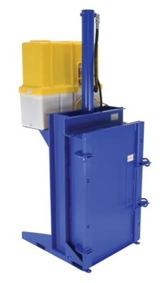 Steel Hydraulic Drum Crusher and Compactor 230 Volt Three Phase 38,000 Lbs. Crushing Force 