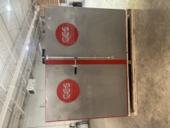 Steel Pneumatic Trash Compactor 55 Gallon 68 PSI Compaction Force