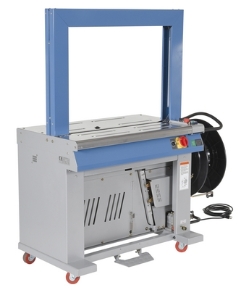 Steel automatic high speed strapping machine 23 x 48 x 58 inch for packaging operations