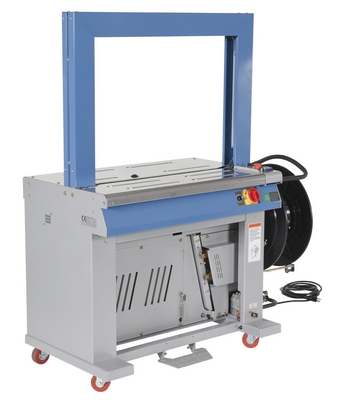 Steel automatic high speed strapping machine 23 x 48 x 58 inch for packaging operations
