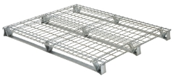 Galvanized Steel Welded Wire Pallet 40 In. x 48 In. 4,000 Lb. Capacity